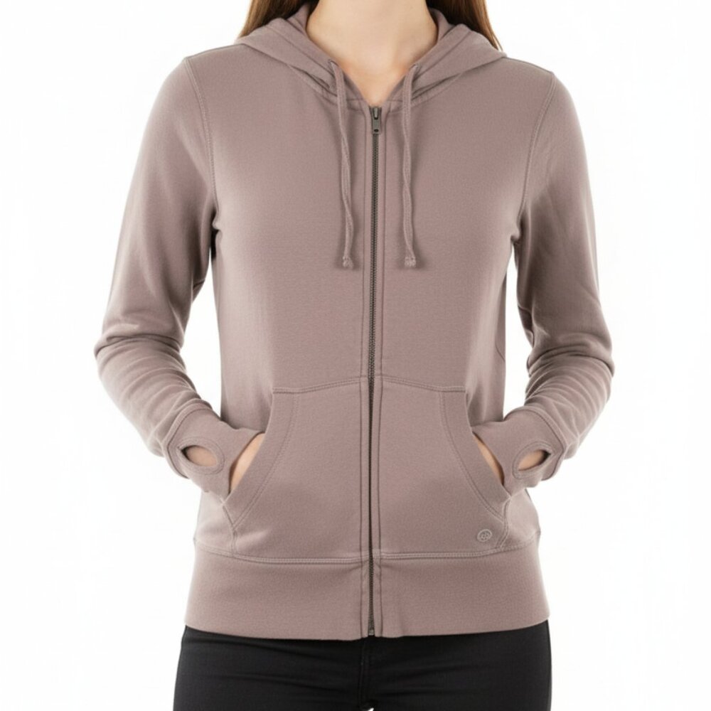 Gap Fit Gray Zip Up Hoodie XS